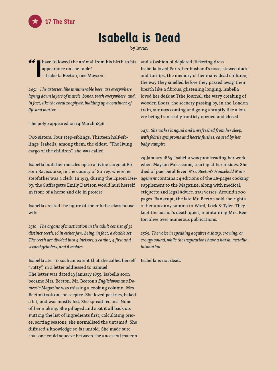 17 The Star - Beeton - luvan